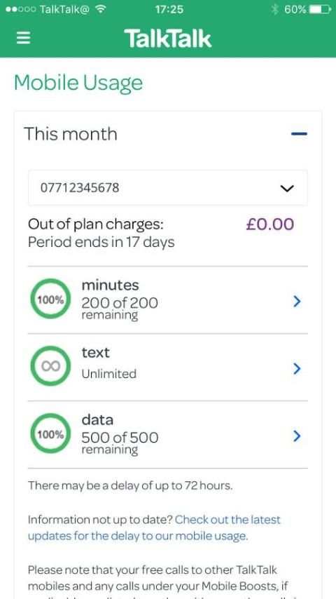 My TalkTalk screenshot 1