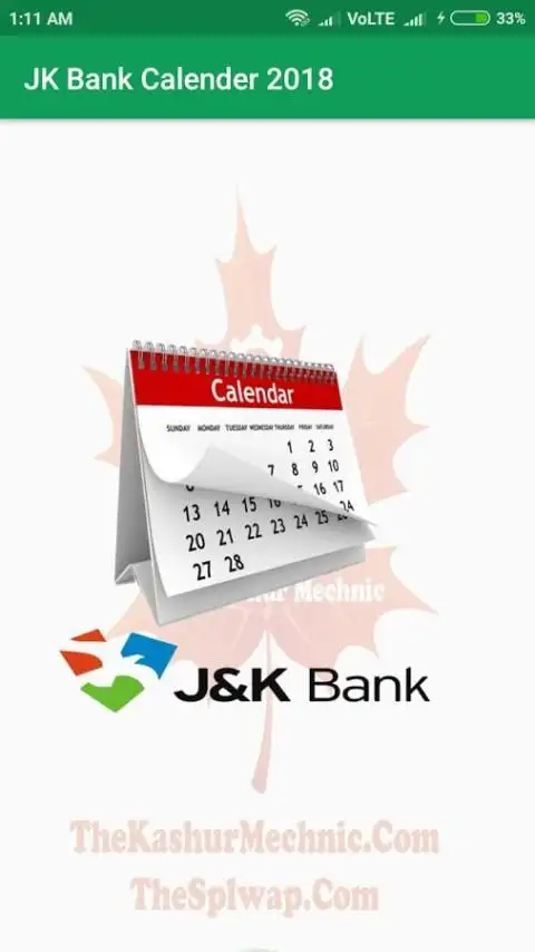 Jk Bank Calender 18 Apk Download 21 Free 9apps