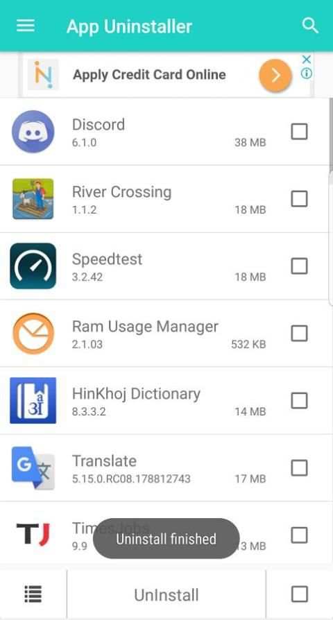 App Uninstaller - Uninstall and Remove any app स्क्रीनशॉट 2