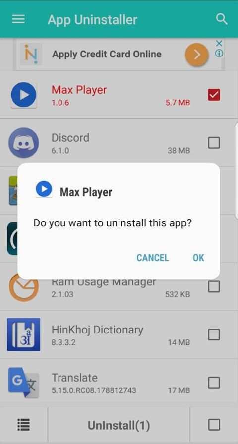 App Uninstaller - Uninstall and Remove any app स्क्रीनशॉट 3