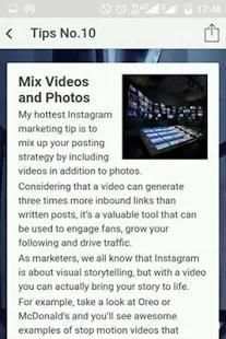 Guide and Trick For Instagram Marketing screenshot 1