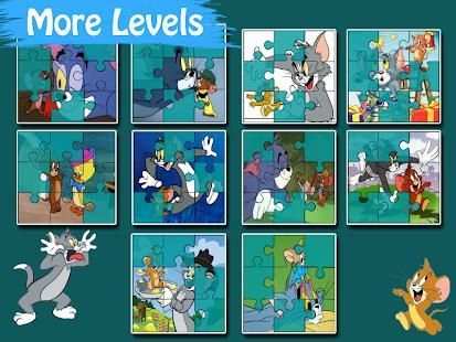 Jerry Mouse y Tom Kitten Jigsaw Puzzle screenshot 1