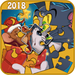 Jerry Mouse y Tom Kitten Jigsaw Puzzle icon