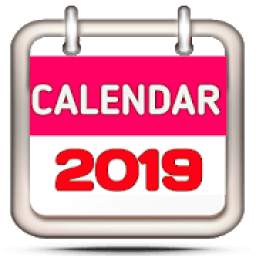 Calendar 2019 - All Indian Holidays and Festivals