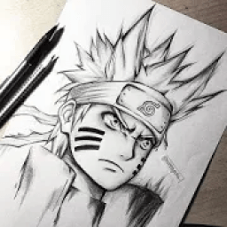 ikon Tutorial Drawing Anime Naruto