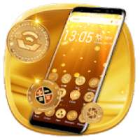 Bitcoin style launcher theme on 9Apps