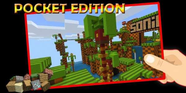 The Hedgehog sonic mod MCPE स्क्रीनशॉट 3