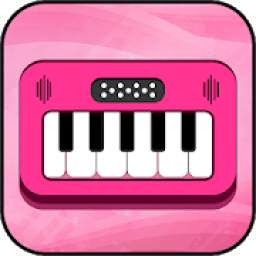 Pink Piano Keyboard - Music And Song Instruments