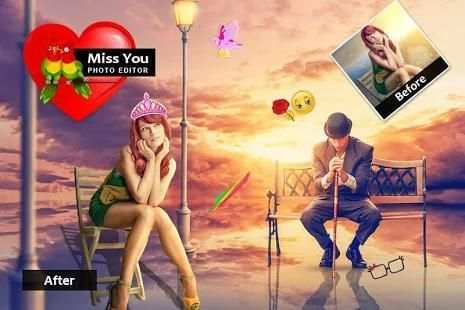 Miss You Photo Editor screenshot 3