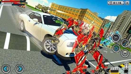Robot Unicorn Muscle Car Robot Transforming Game screenshot 2