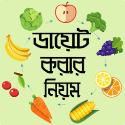 ডায়েট করার কার্যকরী নিয়ম - diet plan tips &amp; chart icon