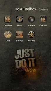 Tema Metallic Burn for Sumsung screenshot 2