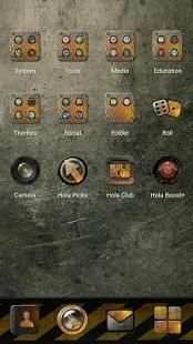 Tema Metallic Burn for Sumsung screenshot 3