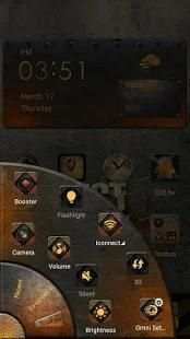 Tema Metallic Burn for Sumsung screenshot 1