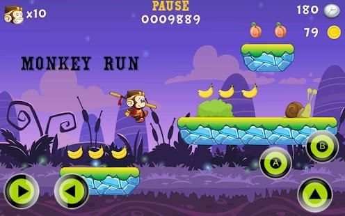 Jungle Monkey Run:Monkey King Run 2018 screenshot 2