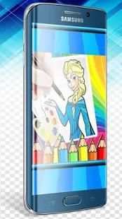 princess Barbie coloring games screenshot 7