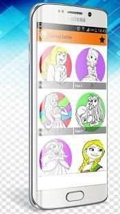princess Barbie coloring games screenshot 6
