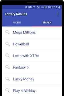 Results for FL Lottery स्क्रीनशॉट 1