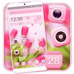 Pink Love Romantic Flower Theme 1.1.3