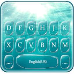 Blue Sunshine Water Keyboard Theme