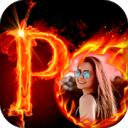 Fire Text Photo Editor : Frames आइकन