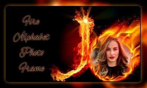 Fire Text Photo Editor : Frames screenshot 2