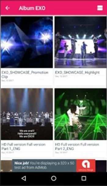 EXO VIDEO 3 تصوير الشاشة
