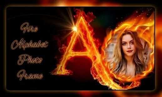 Fire Text Photo Editor : Frames स्क्रीनशॉट 3