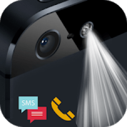 Flash on Call and SMS, Automatic Flash light icon