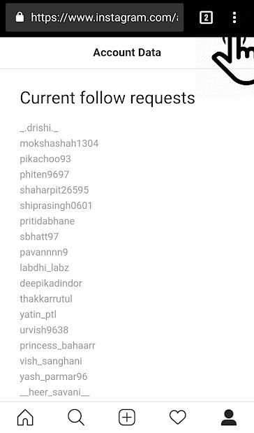 Sent Request Instagram screenshot 5