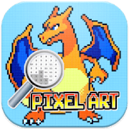Coloring Pokemon Pixel Art By Numbers आइकन