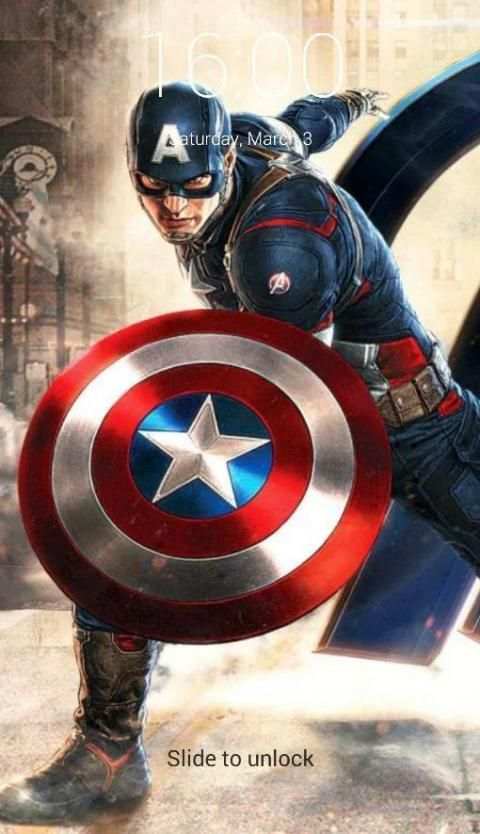 Captain America Lock Screen screenshot 5