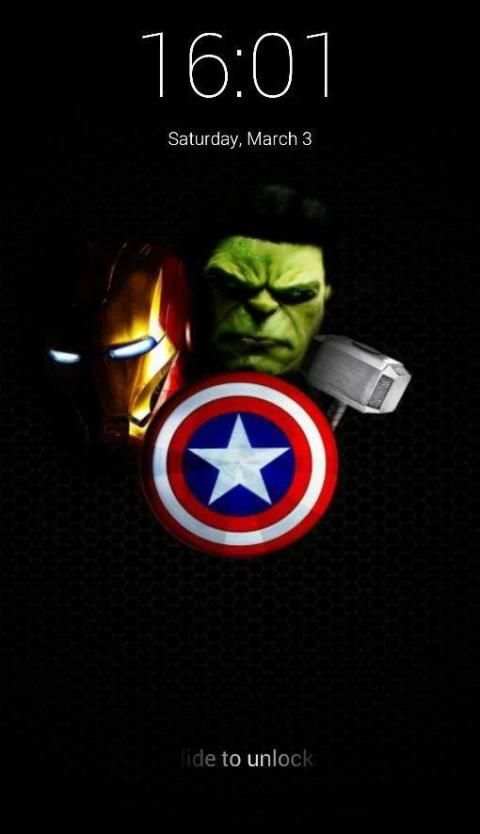 Captain America Lock Screen screenshot 2