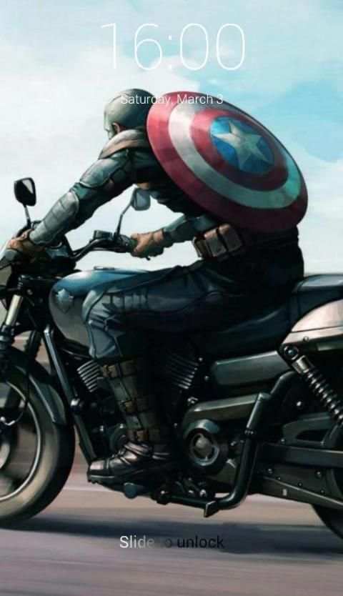 Captain America Lock Screen screenshot 4