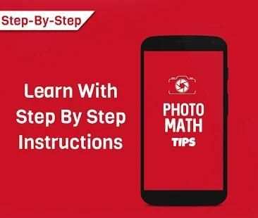 PhotoMath Camera Calculator Tips скриншот 4