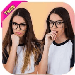 डबल छवि सेल्फी फोटो आइकन