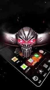 3D Skull Ring Theme screenshot 2