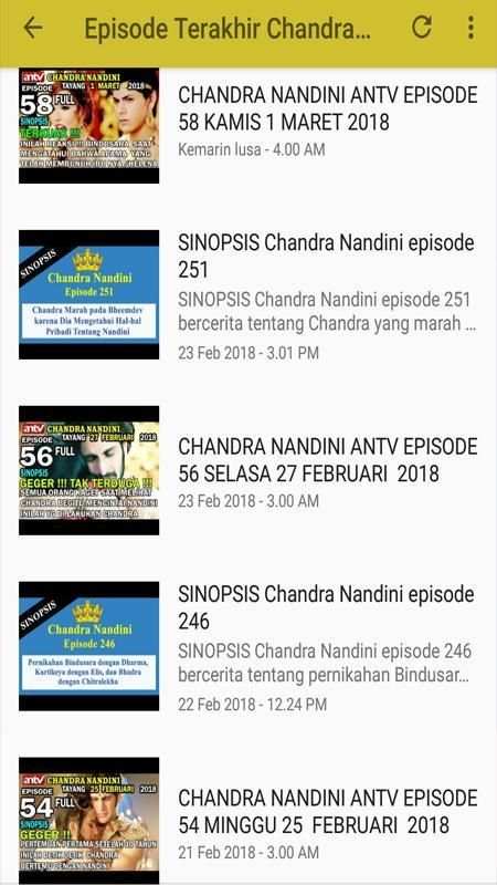 Ost Chandra Nandini screenshot 3