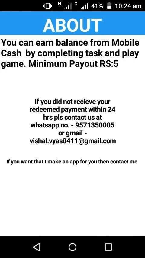Mobile Cash : Earn free paytm cash screenshot 2