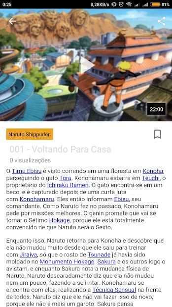 Naruto Vídeos Grátis - Assistir Online screenshot 3