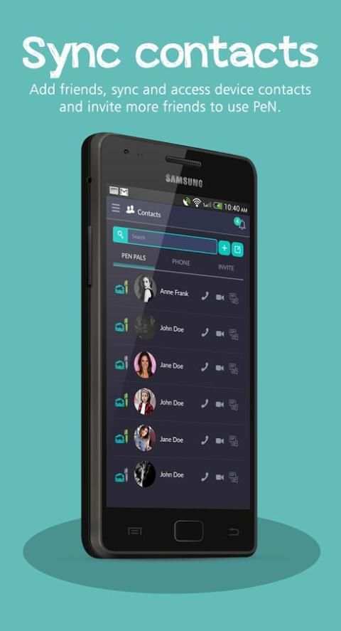 PeN Chat, Connect to the World Online or Offline screenshot 5