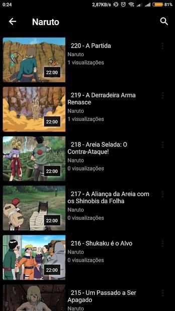 Naruto Vídeos Grátis - Assistir Online screenshot 4