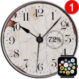Free Antique Watch Face Theme for Bubble Clouds