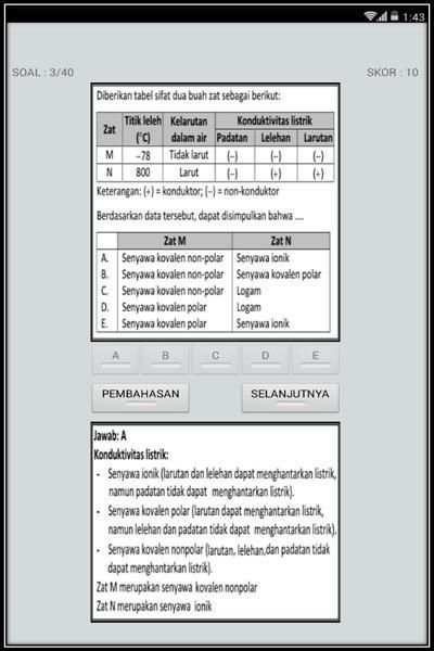 Soal dan Pembahasan UN KIMIA SMA / MA screenshot 3