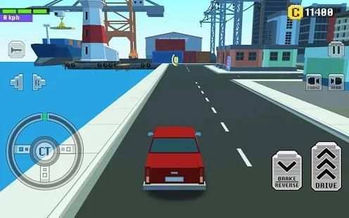 Car Driving in Crazy Town स्क्रीनशॉट 2