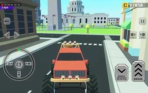 Car Driving in Crazy Town स्क्रीनशॉट 1