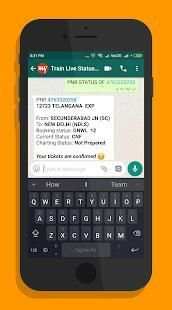 Train Live Location & PNR status On Your WhatsApp screenshot 3