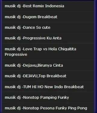 kumpulan musik dj terpopuler mp3 screenshot 1