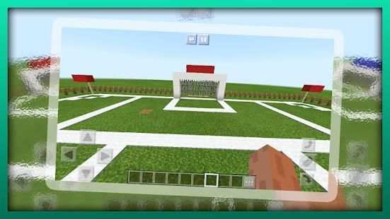 New Football Mini-Game. Map for MCPE स्क्रीनशॉट 1