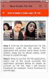 New Guide Tik Tok Best Edition screenshot 1